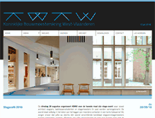 Tablet Screenshot of kbkw.be